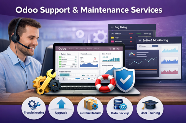 Odoo Support Services | Odoo Maintenance & Technical Support Experts