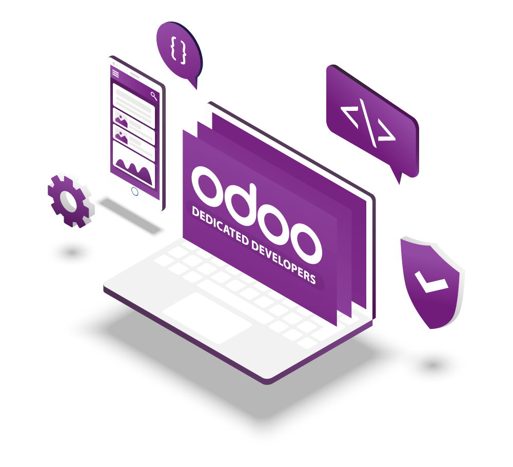 Odoo ERP implementation process dashboard